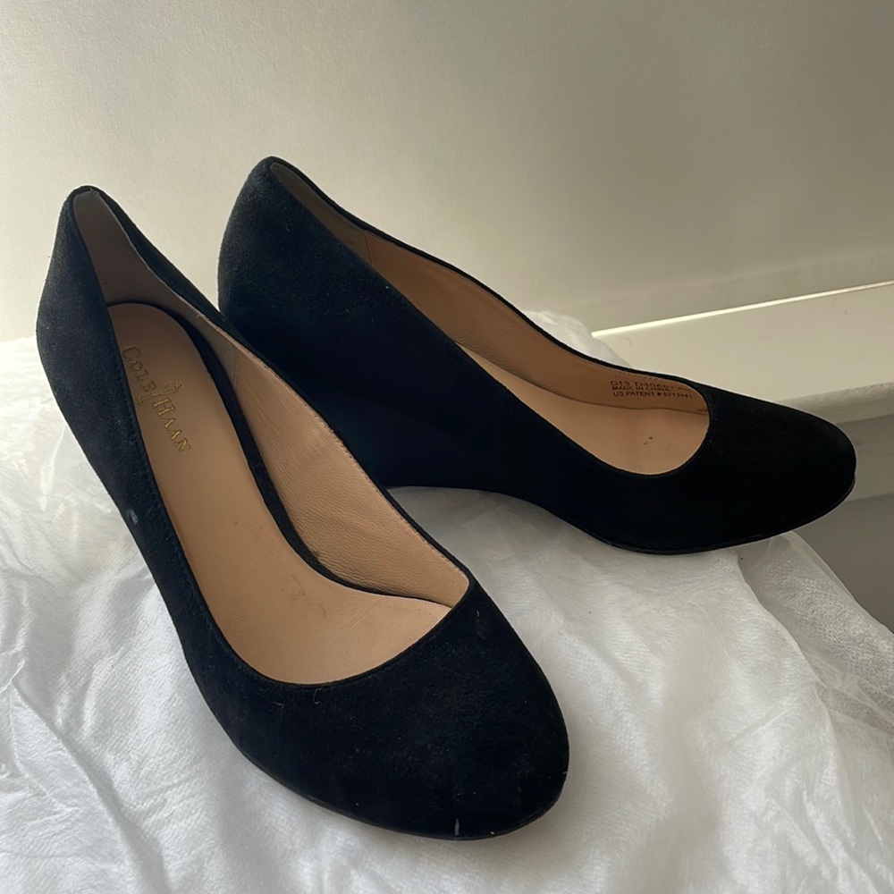 Cole Haan Wedge Suede Pumps